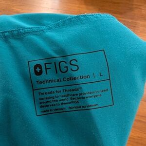 Turquoise Blue Kade Figs Bottoms